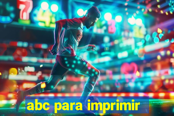 abc para imprimir